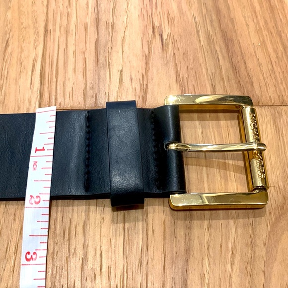 Michael Kors Woman’s Gold Buckle Belt - Picture 4 of 5